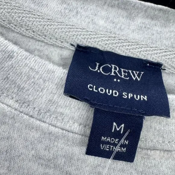 J. Crew Women's Crewneck Sweatshirt in Cloudspun Yarn Heather Dusk Size M NWT - Picture 11 of 12